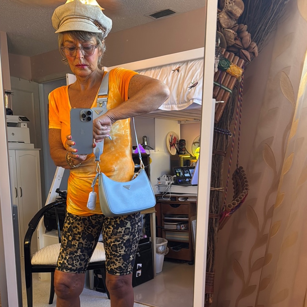 Prada Sky Blue Crossbody Bag